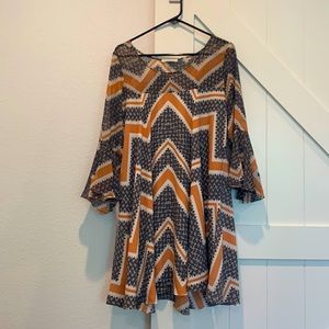 Paper Crown Mod Bohemian Dress